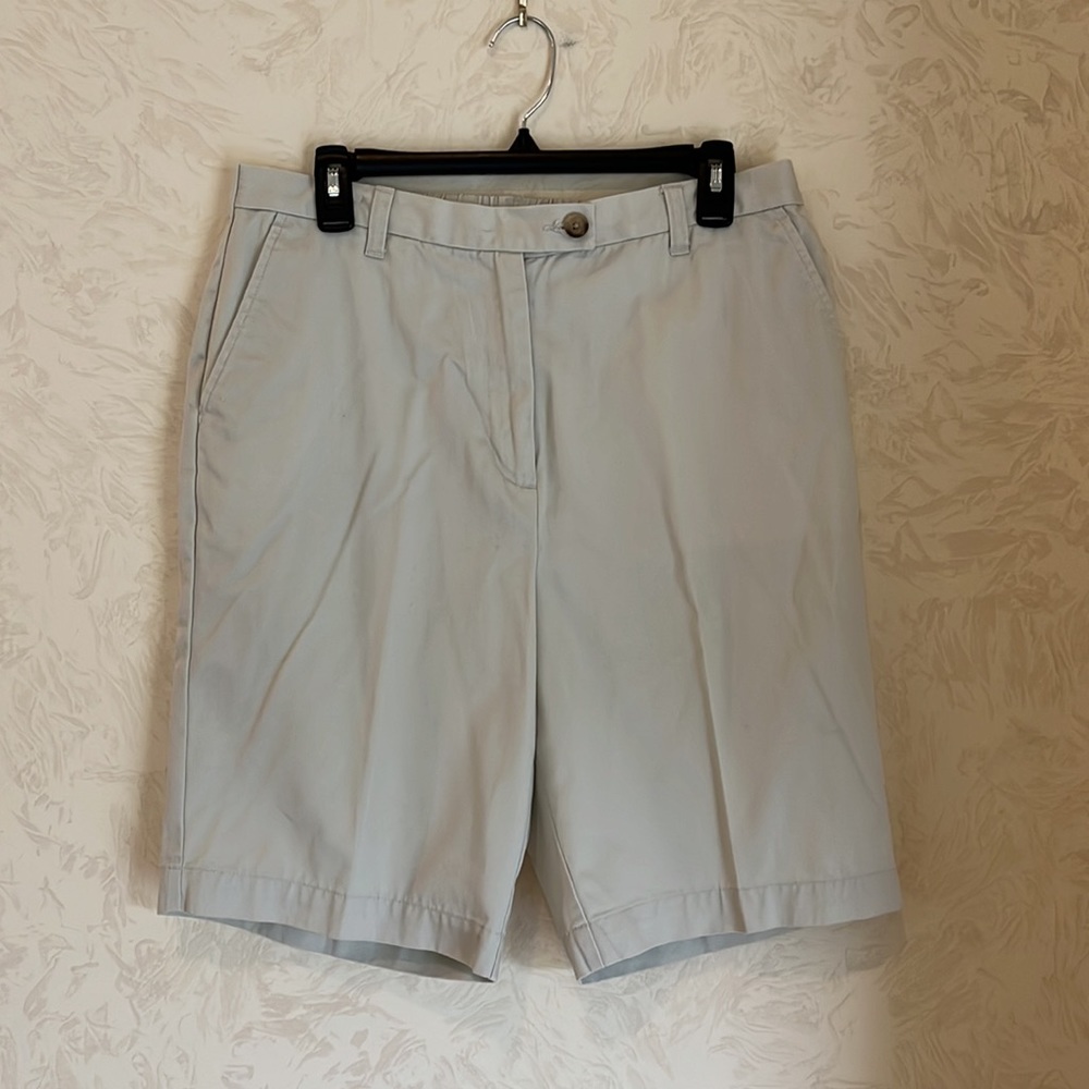 Land's End Light Beige Khaki Shorts Fit 3 Size 14